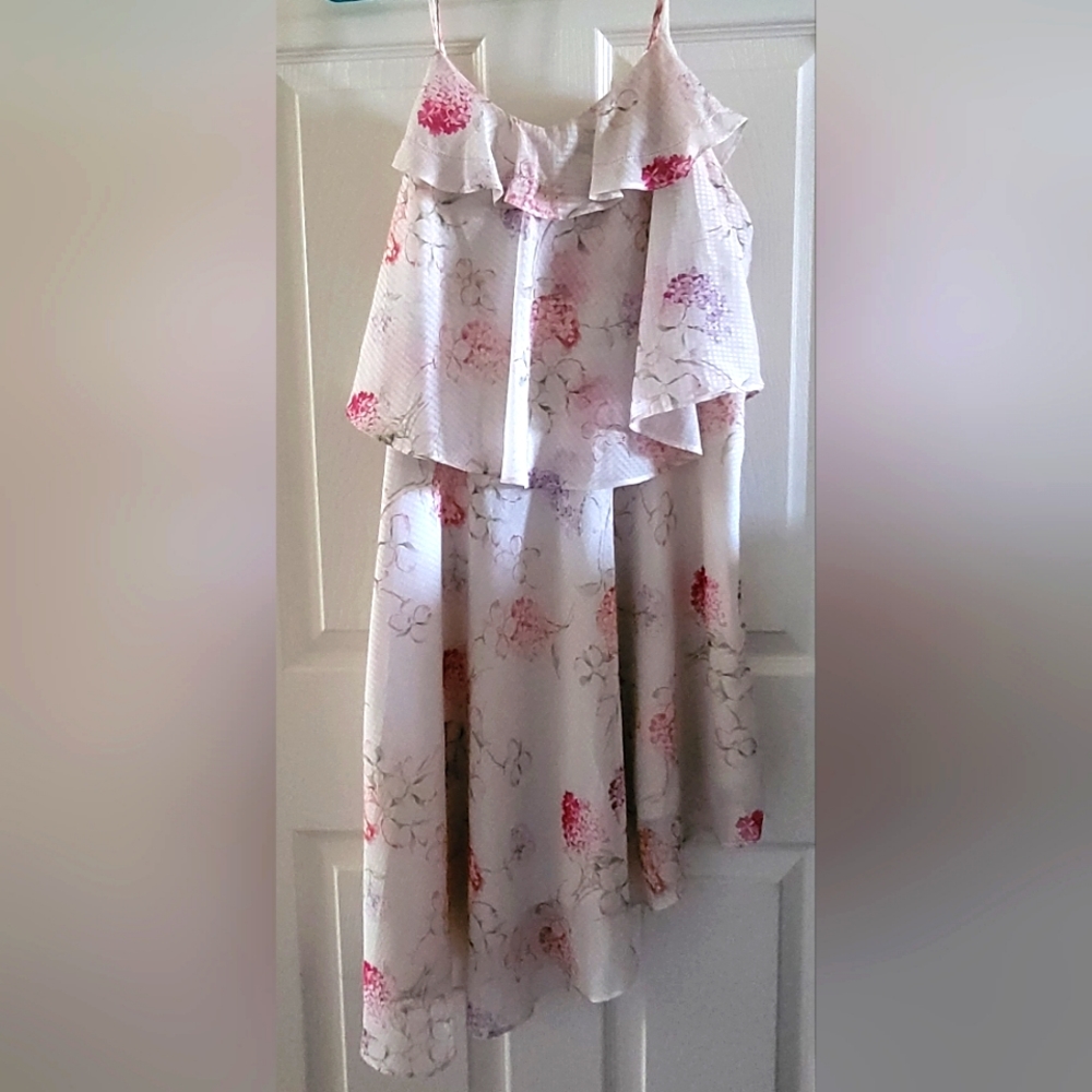 Size XS floral asymmetrical dress